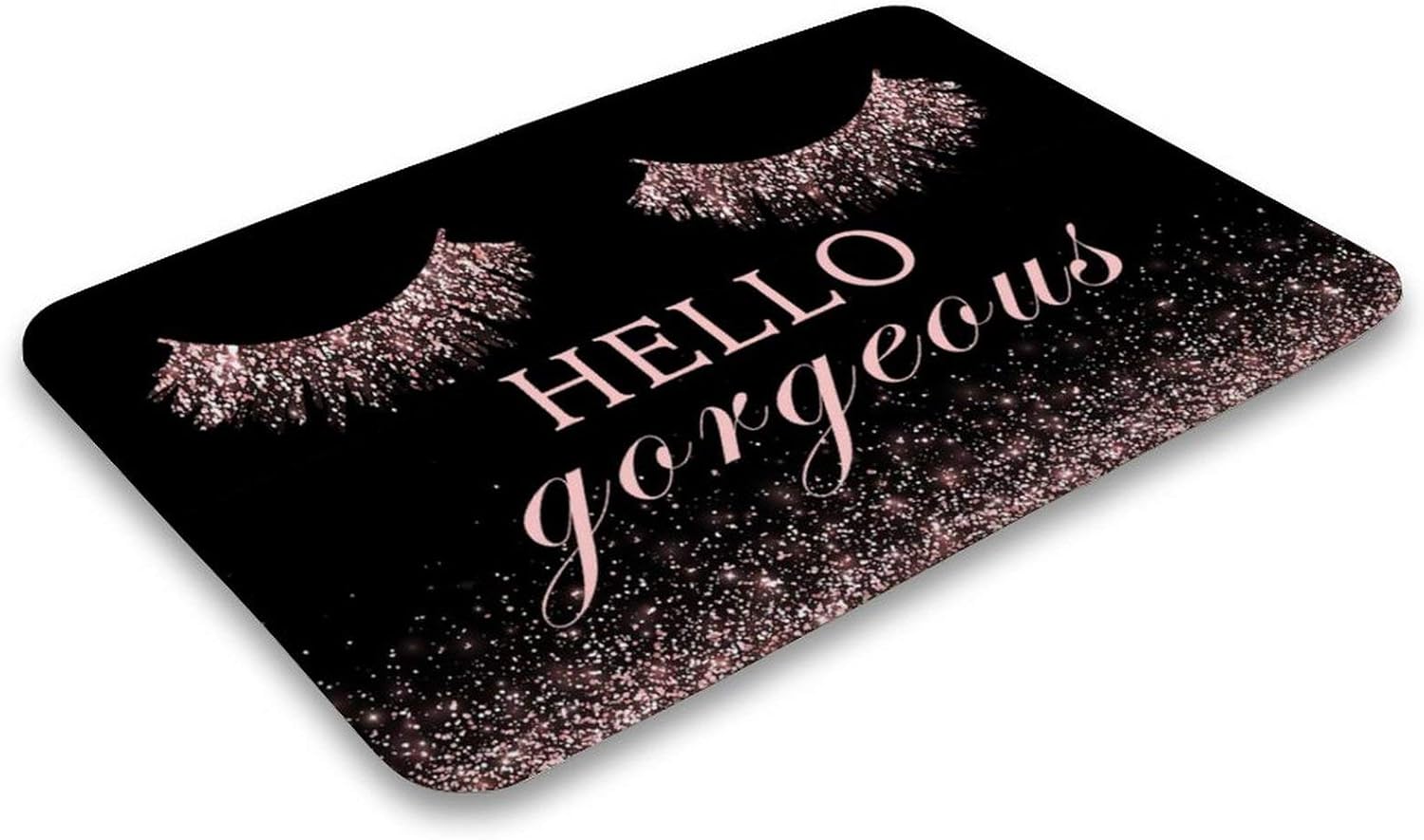 Hello Mats for Indoor Outdoor, Sparkle Pink Eyelash
