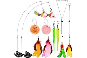 Cat Toys Suction Cup, Interactive Cat Toy for Indoor Cats
