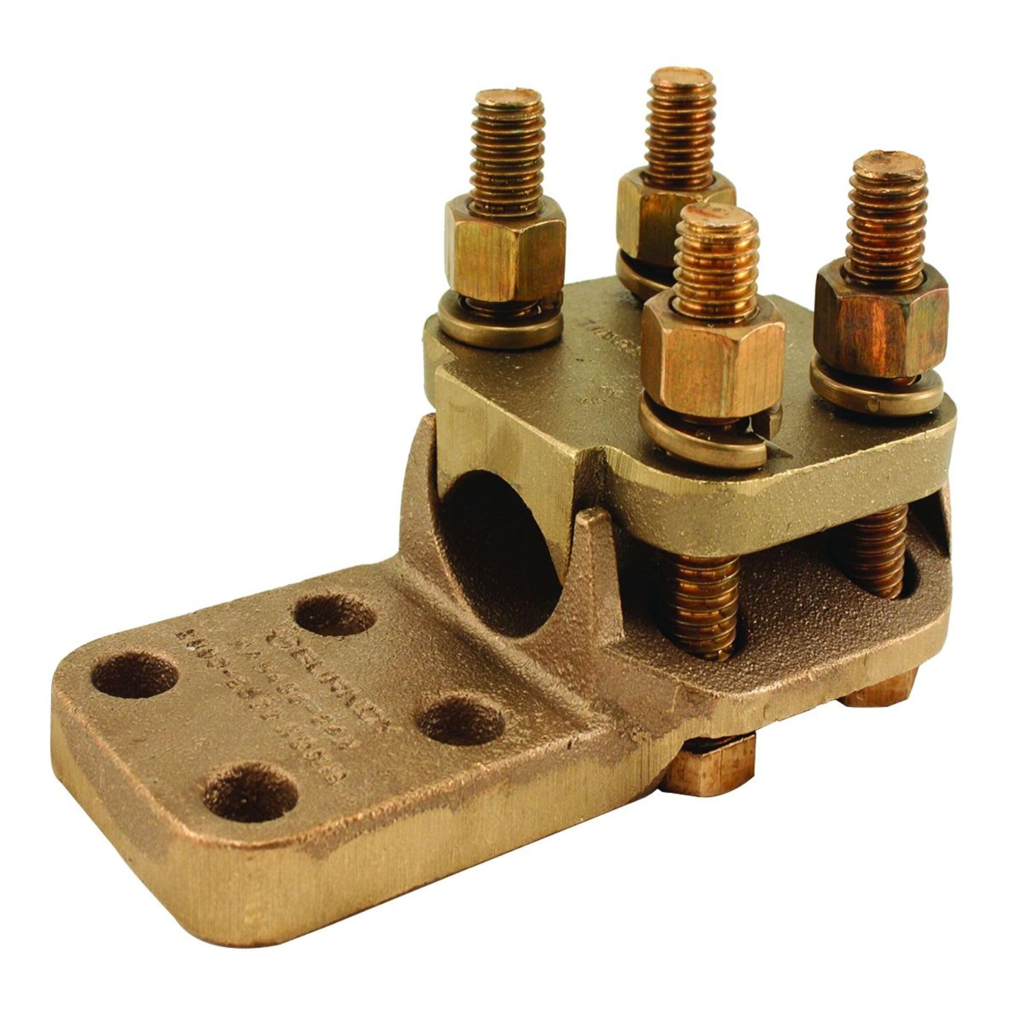 Burndy NAH29-2N Terminal, 6 Sol. - 250 kcmil Copper Cable Range, 2 Hole Pad, 5.88