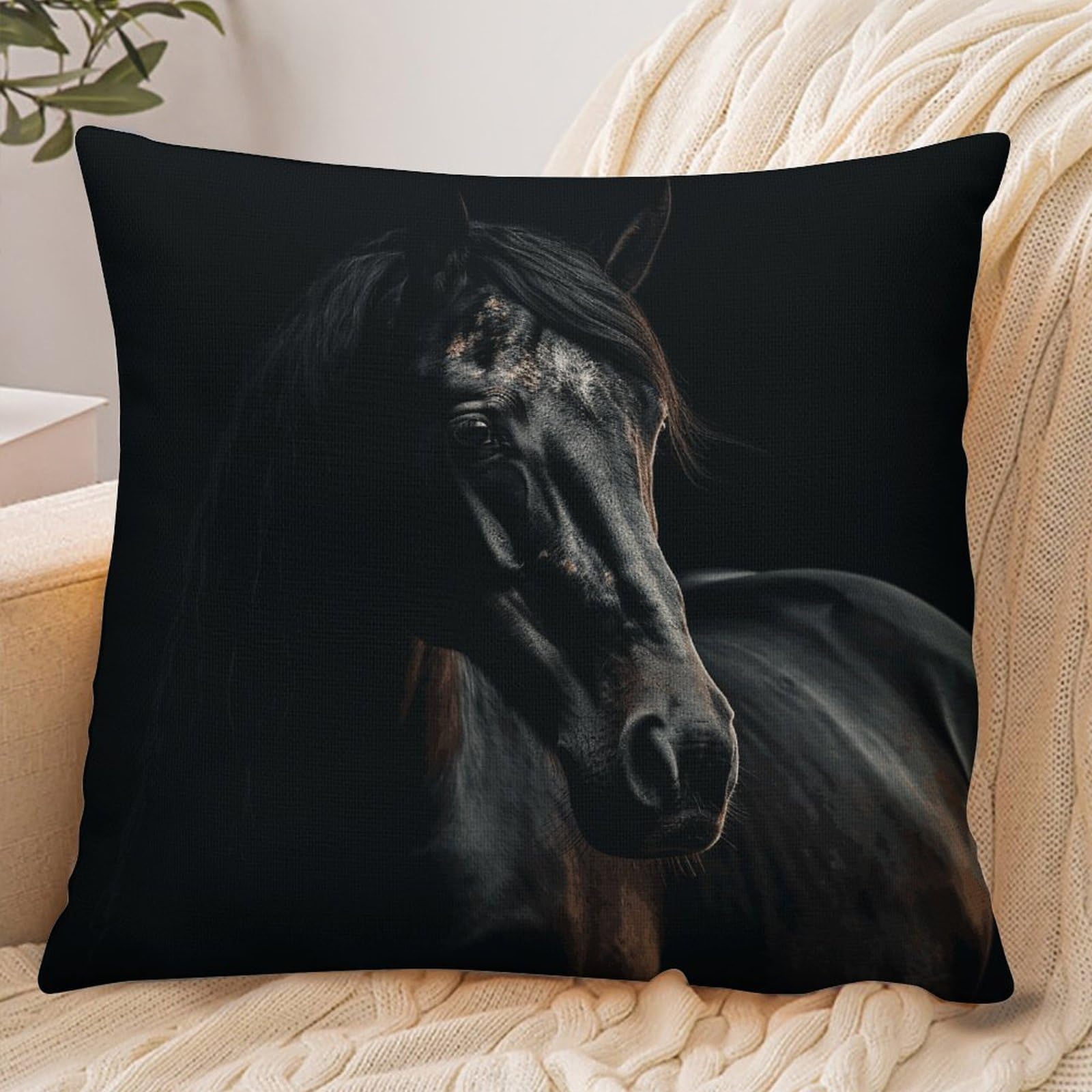 Fekiloot Style A Dark Horse Pillowcase Pillow Sham Pillow Case