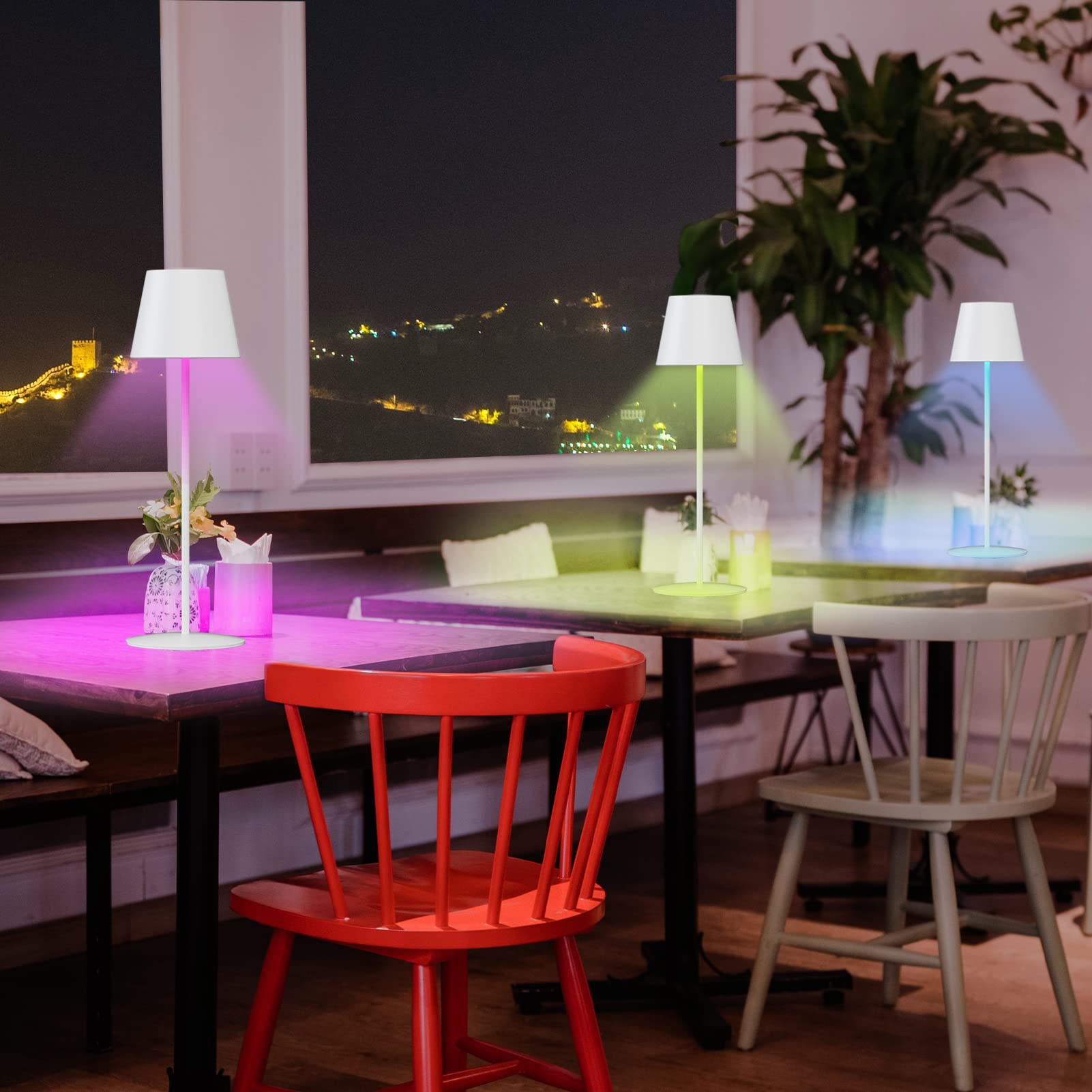 Lampada Da Tavolo LED Ricaricabile Klighten - Touch Dimmerabile, IP54, 4400mAh, Per Interni Ed Esterni - Foto 2