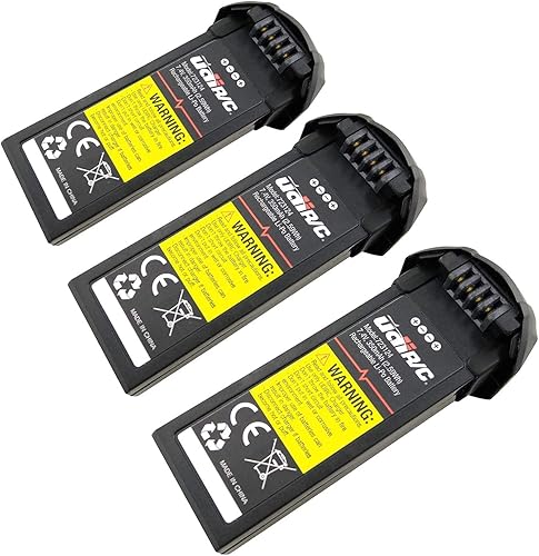 3 unids 7.4V 350mAh Quadcopter batería de litio para UDI U31 U31W U36 T25 U34W U36WH U31R AA108 helicóptero de control remoto