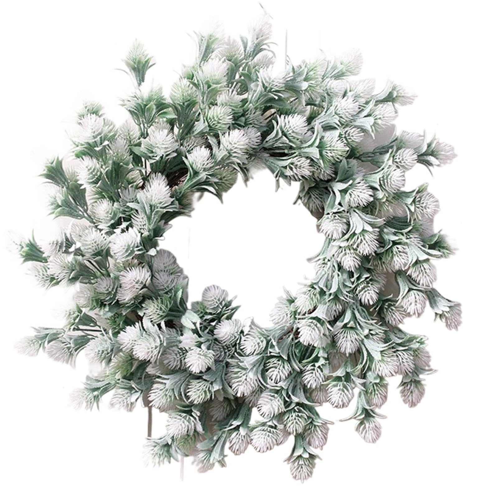 Door Wreath Flower Wreath Front Door Garland Simulation Rattan Wall Hanging Spring For Living Indoor Ornament