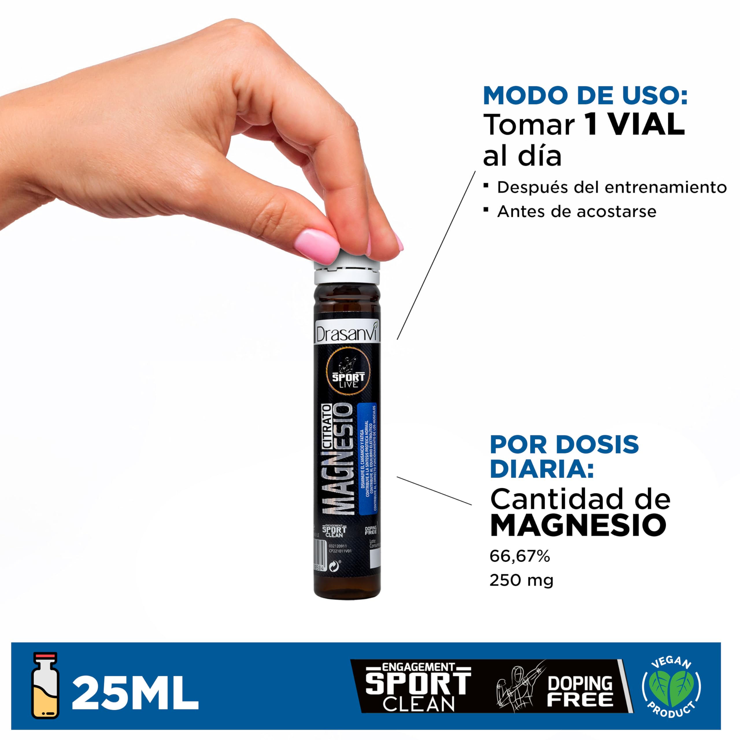 PACK WEB 24 VIALES MAGNESIO SPORT LIVE DRASANVI