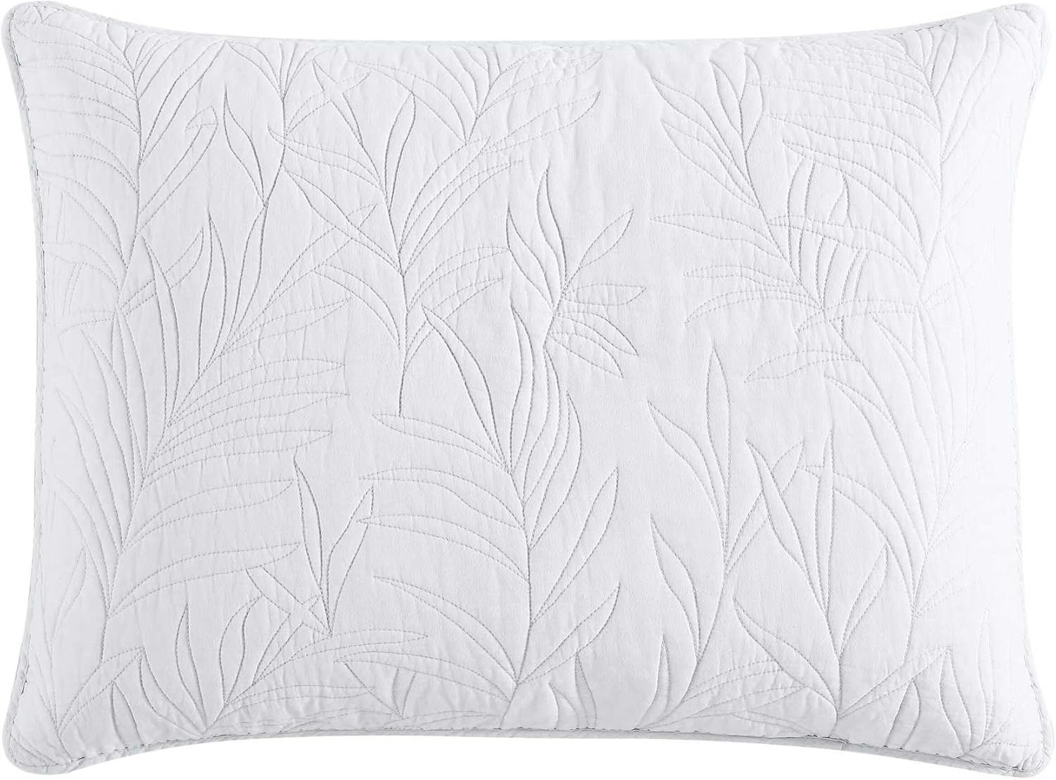 Tommy Bahama Home Costa Sera Collection 100% Soft Brushed Cotton, Pre-Washed for Softness, 2-Pack Standard Sham Set for Bedroom Décor, 21" x 27", Blue