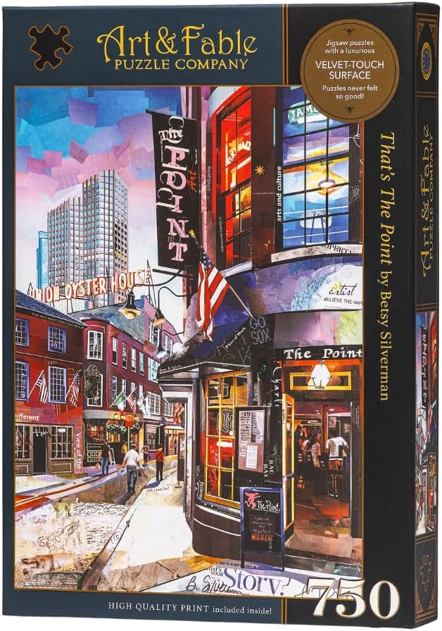 Art & Fable Puzzle Company That's The Point by Betsy Silverman 750 Piece Fine Artwork Premium Adult Jigsaw Puzzle
