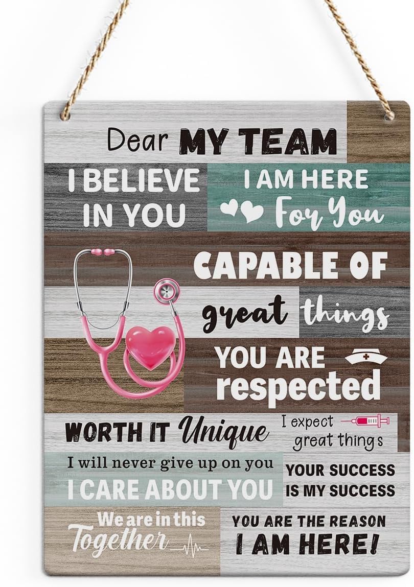 Motivational Wall Decor Office Decorations For Work Nurse
