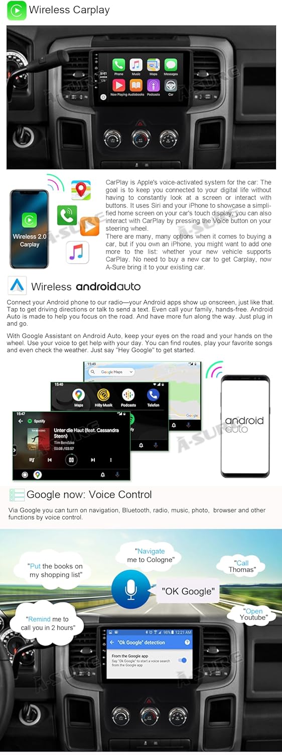 Wireless CarPlay and Android Auto Interface