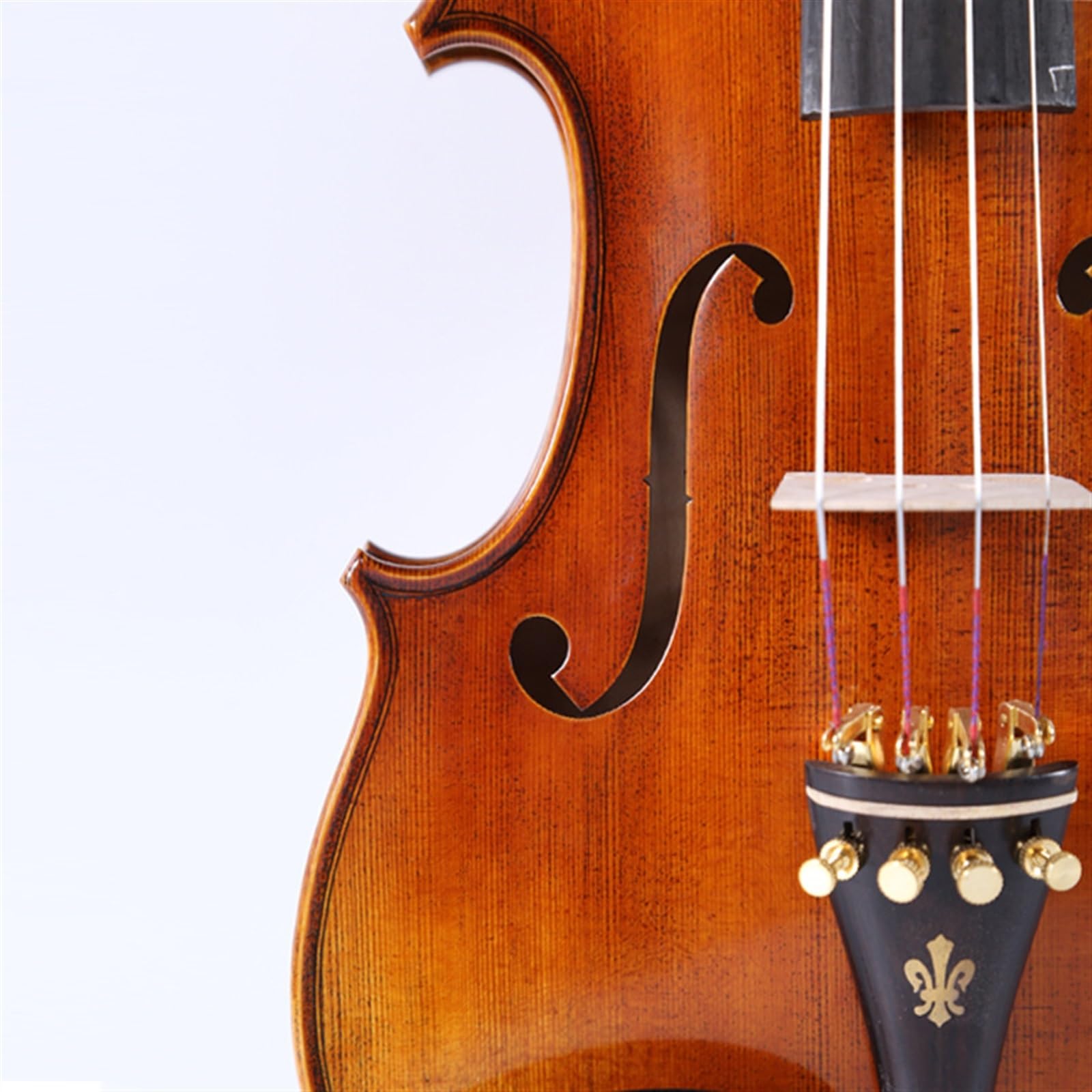 Geige Handgemachte Violine Professionelle Spielgeige Massivholzgeige Für Anfänger(1/8)
