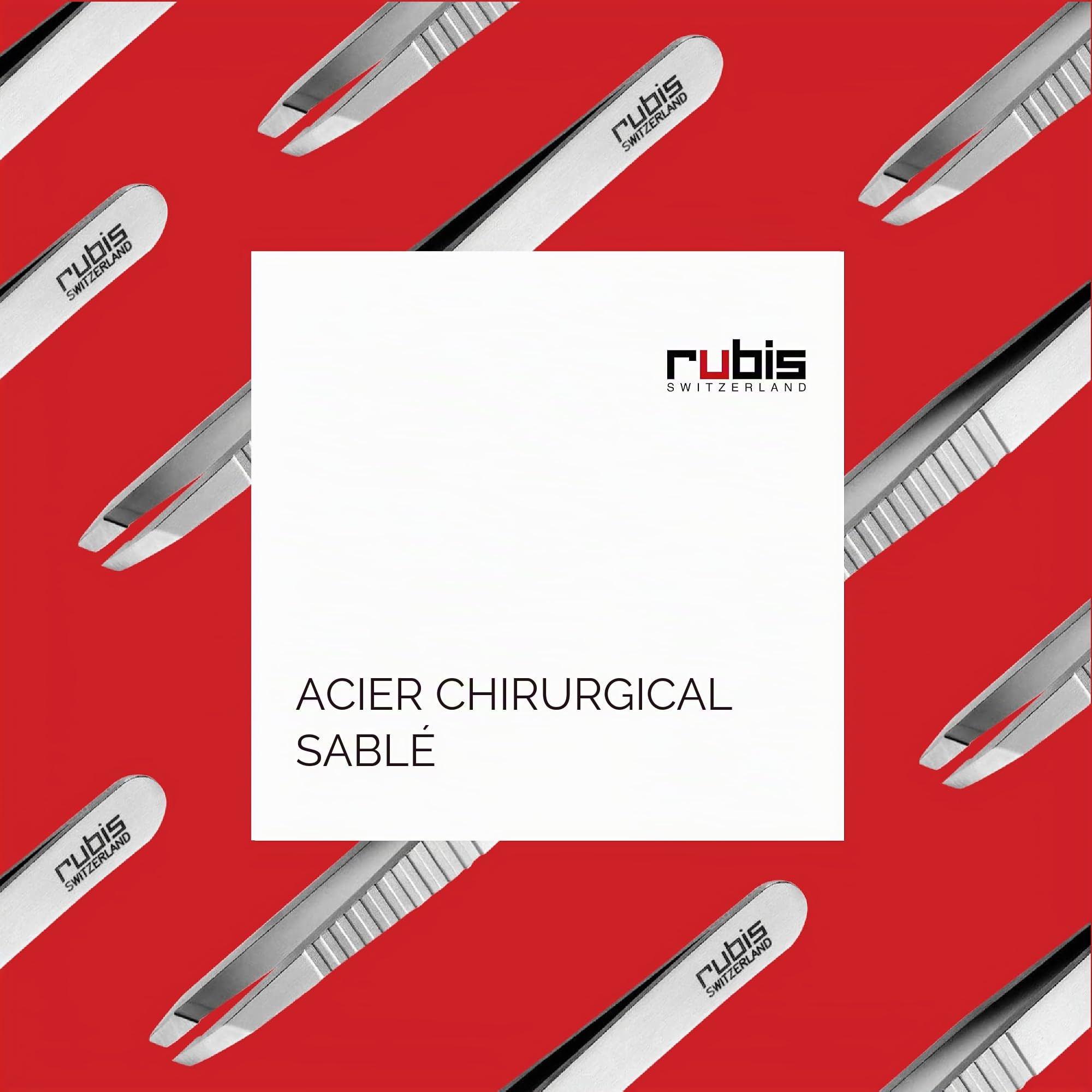 Rubis Pince à épiler classique Pro Grip, 1K102PG