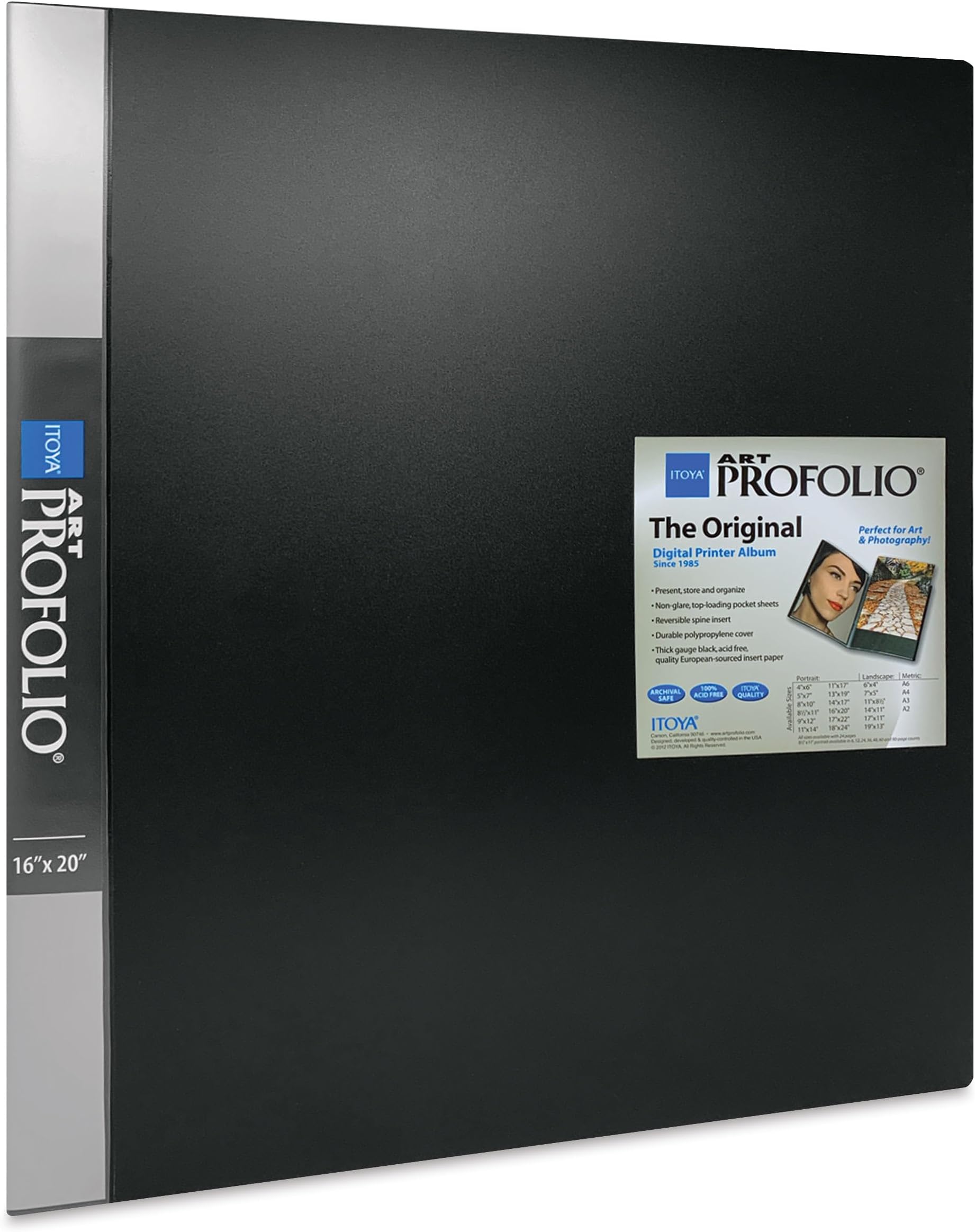 Itoya Art Profolio Storage/Display Book 16 in. x 20 in. 24