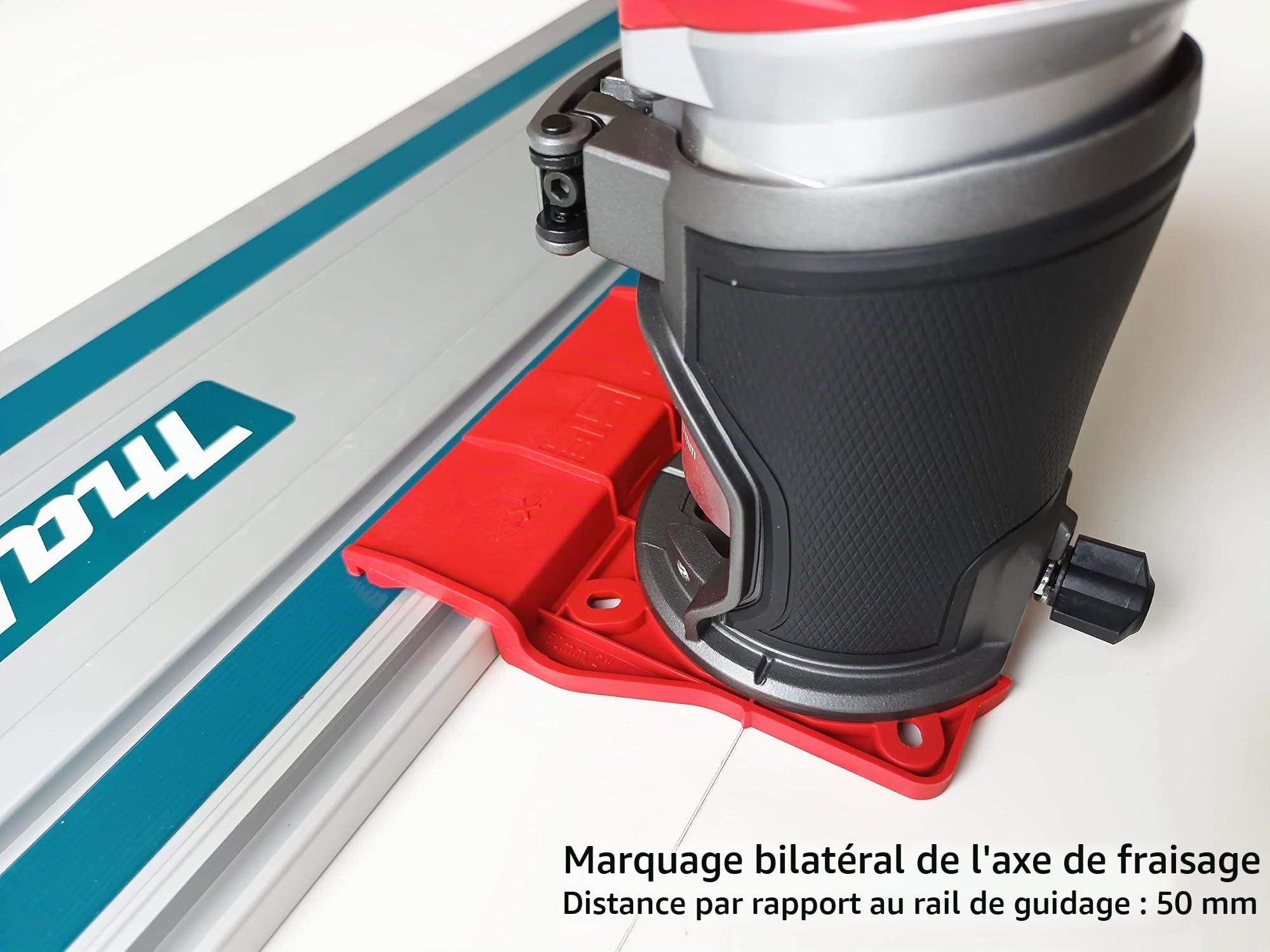Adaptateur de rail professionnel SLE pour Milwaukee M18 FTR8 / FTR-0X pour rail de guidage Makita/Bosch/Festool/Mafell pour défonceuse à bords Adapter