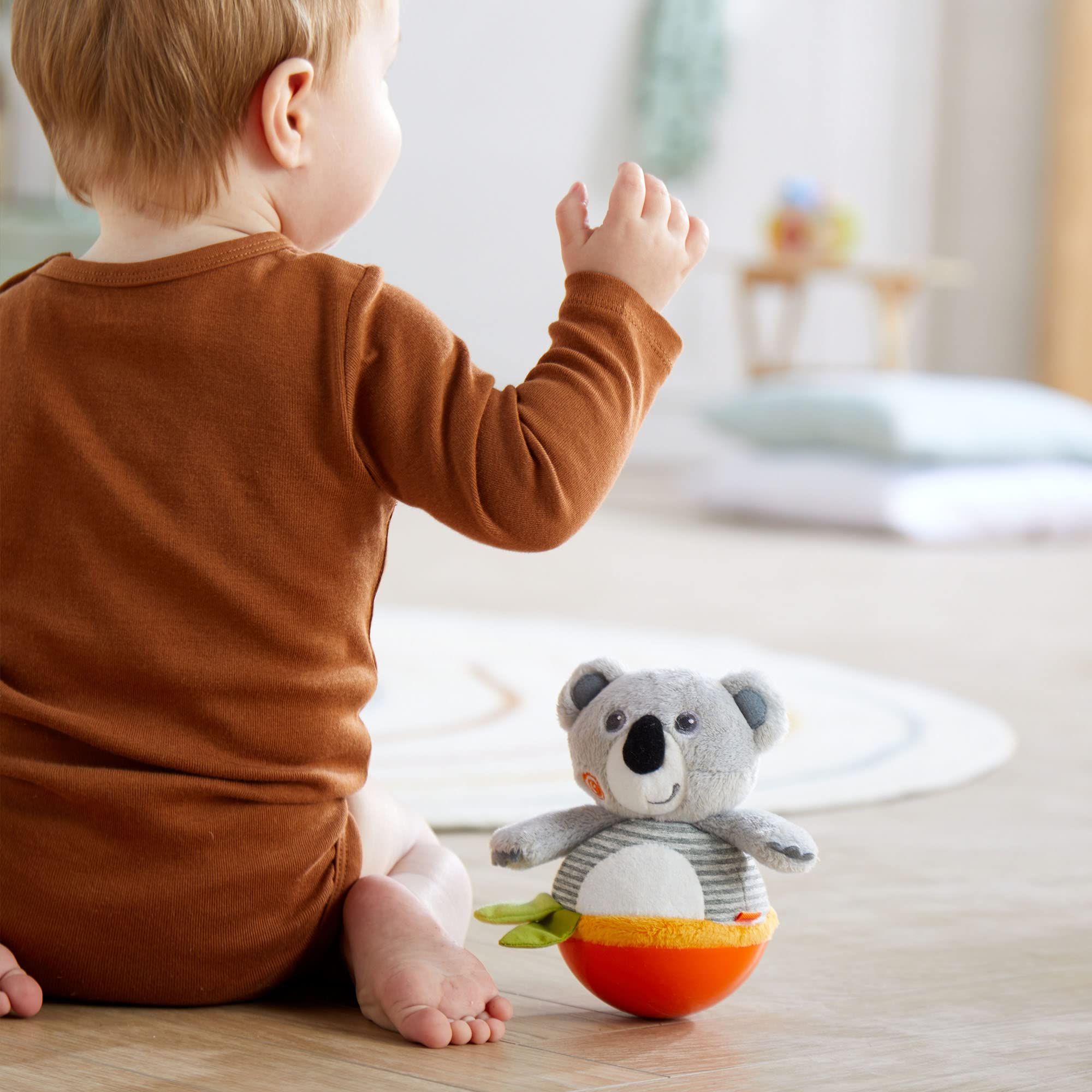 HABA - Culbuto Koala - Jouet d'éveil pour Enfant - Cadeau bébé Naissance - 6 Mois et Plus - 306656