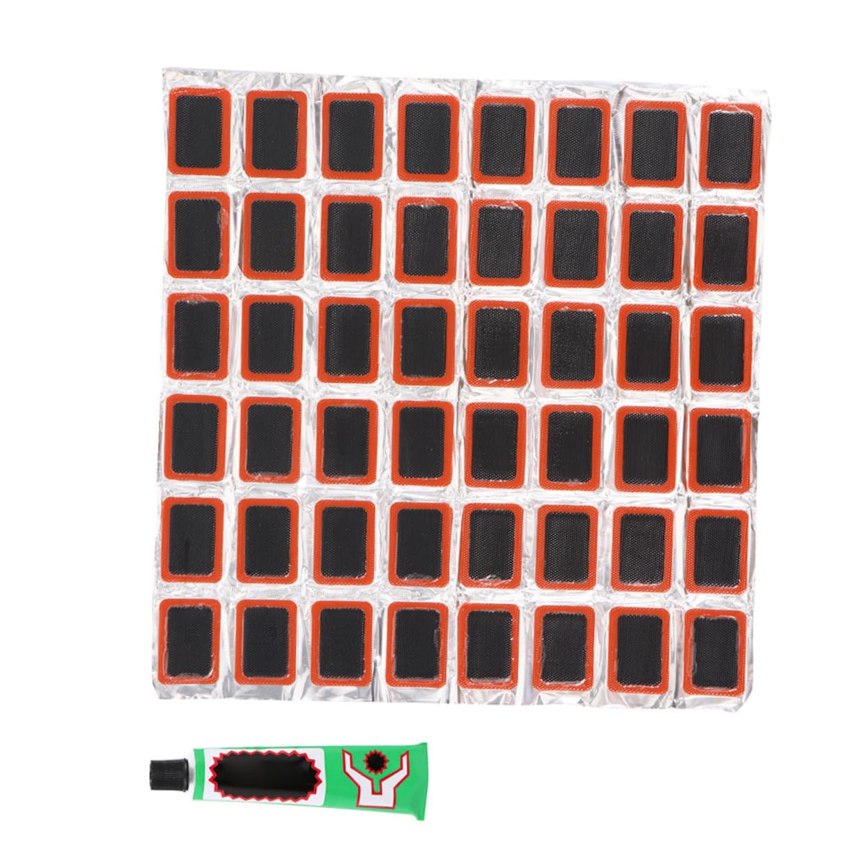 MUSISALY 1Set Bike Tire Repair Kit Tube Patch for Mountain Road and Bicycles Easy to Use Adhesive Patches for Quick Repairs Essential Bicycle Tool