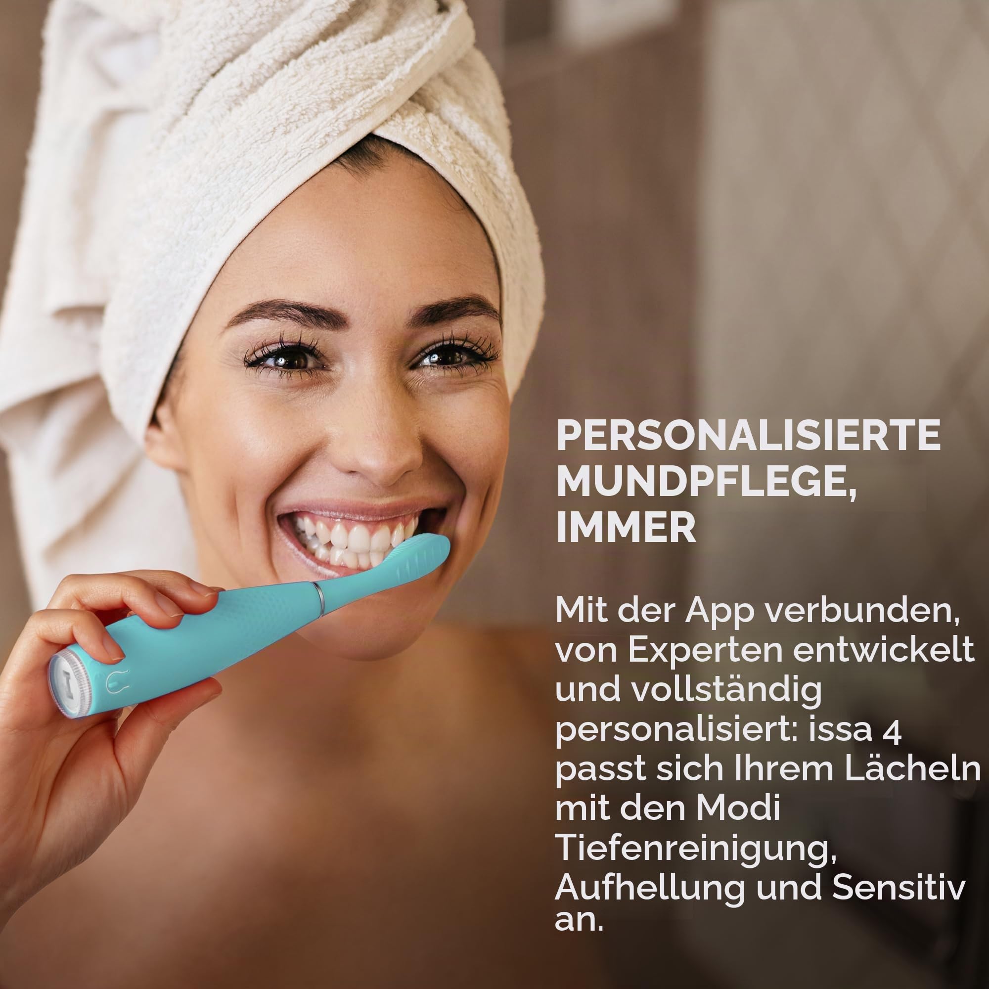 FOREO ISSA 4 – 4-in-1-Schallzahnbürste für umfassende Mundpflege, Blue | Elektrische Zahnbürste, Schallzahnbürste, Weiche Borsten, Zahnfleischpflege, Zungenreiniger, Wiederaufladbar, Reisezahnbürste