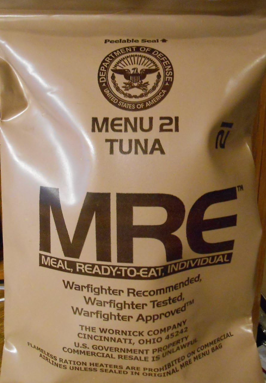 MRE (Meals Ready to Eat) Menu 21 Tuna without heater