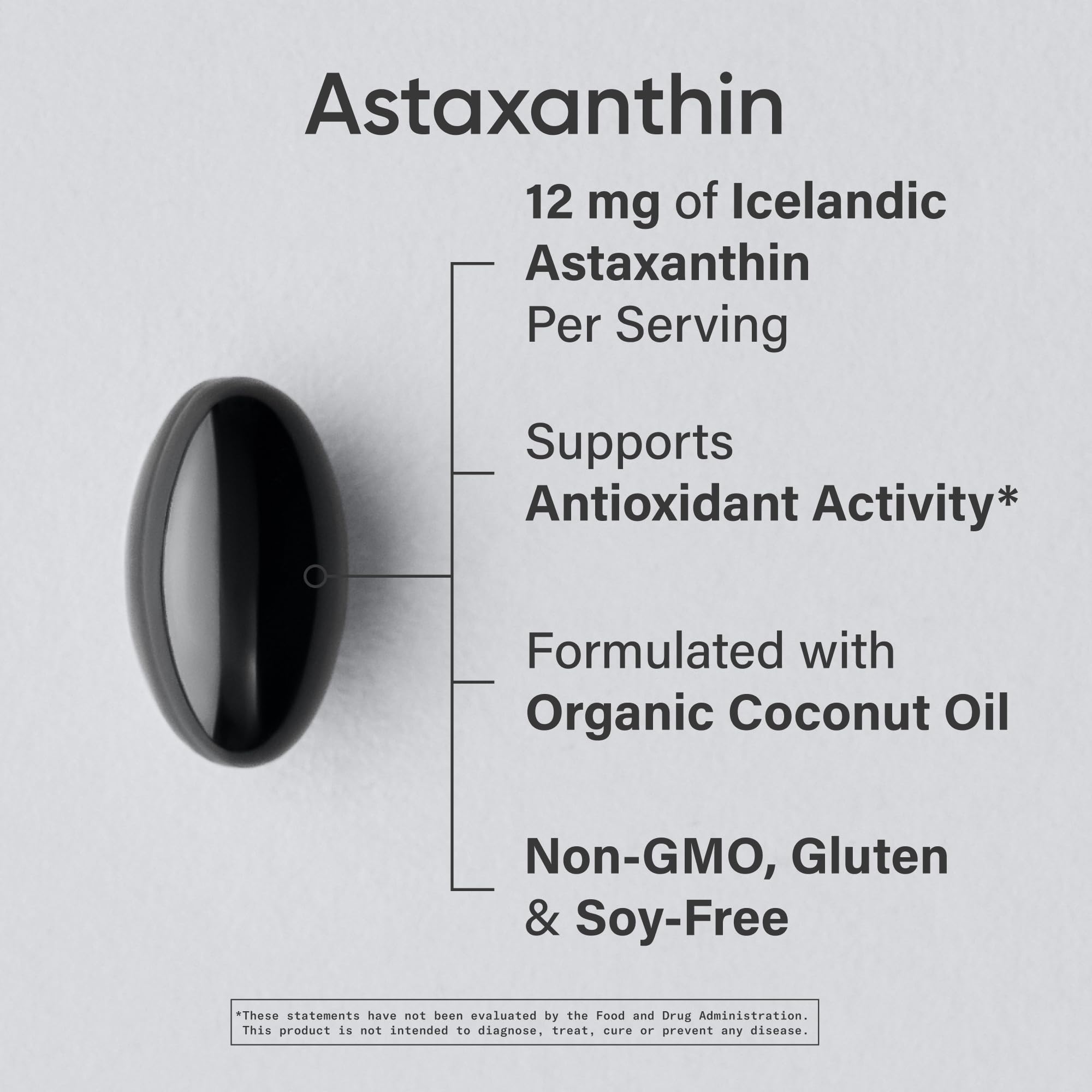 Sports Research® Icelandic Astaxanthin 12mg w/Coconut Oil, 60 Softgels — Amazon image 2