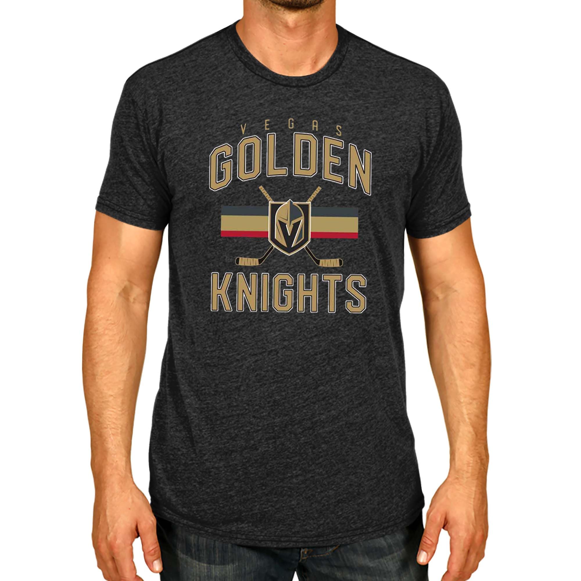Wright & Ditson NHL Adult Faceoff Tag-Less T-Shirt, Jersey Stripe, Unisex Hockey Tee, Comfortable Soft Cotton