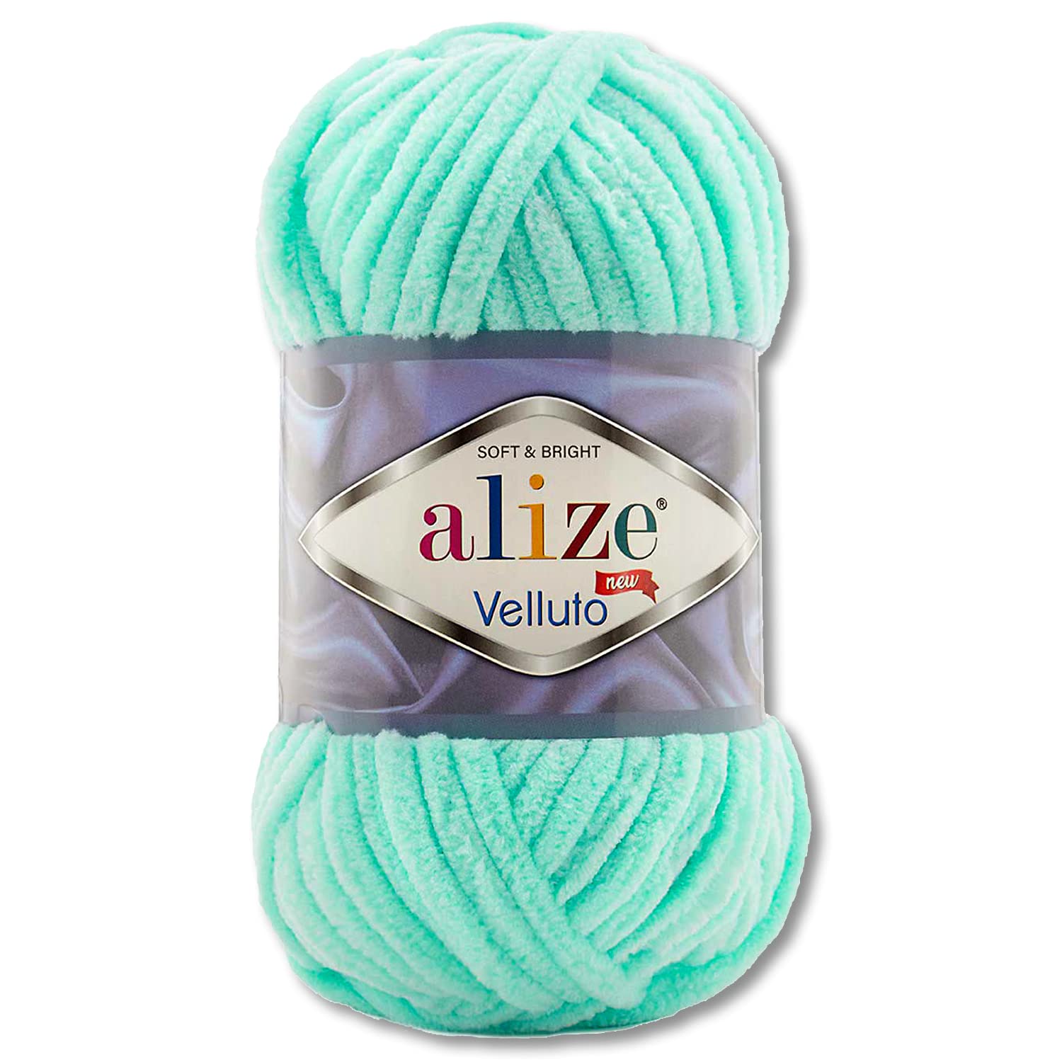 Wohnkult 100 g Alize Velluto Wool in 30 Selection (19 | Light Green)