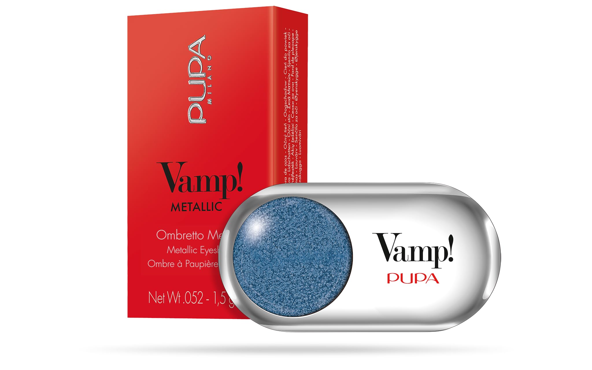 PUPA Vamp! Metallic Oogschaduw - 307 Denim Blue 1,5 g