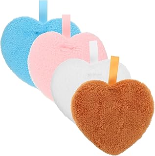 FRCOLOR 8 Peças Liquidificador De Sopro De Coração Portátil Ferramentas De Beleza Sopro De Pó Para Corpo + Acessórios Sopro De Pó Redondo Sopro De Pó De Algodão Para Maquiagem Em Pó