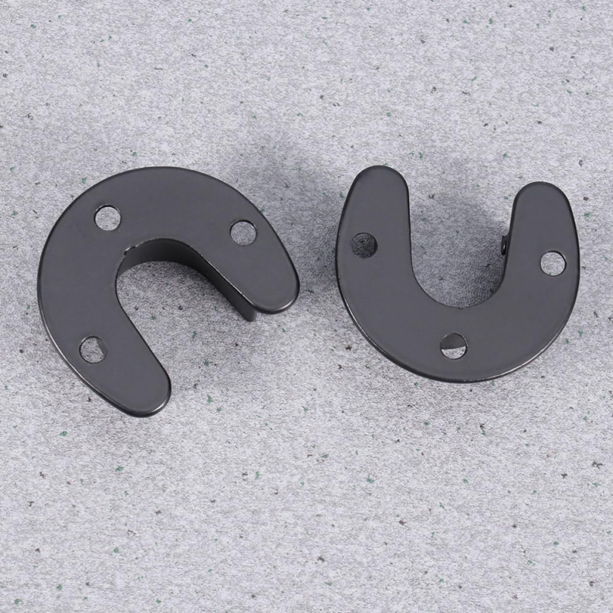 8pcs Closet Rod End Supports with Accessories Stainless Steel