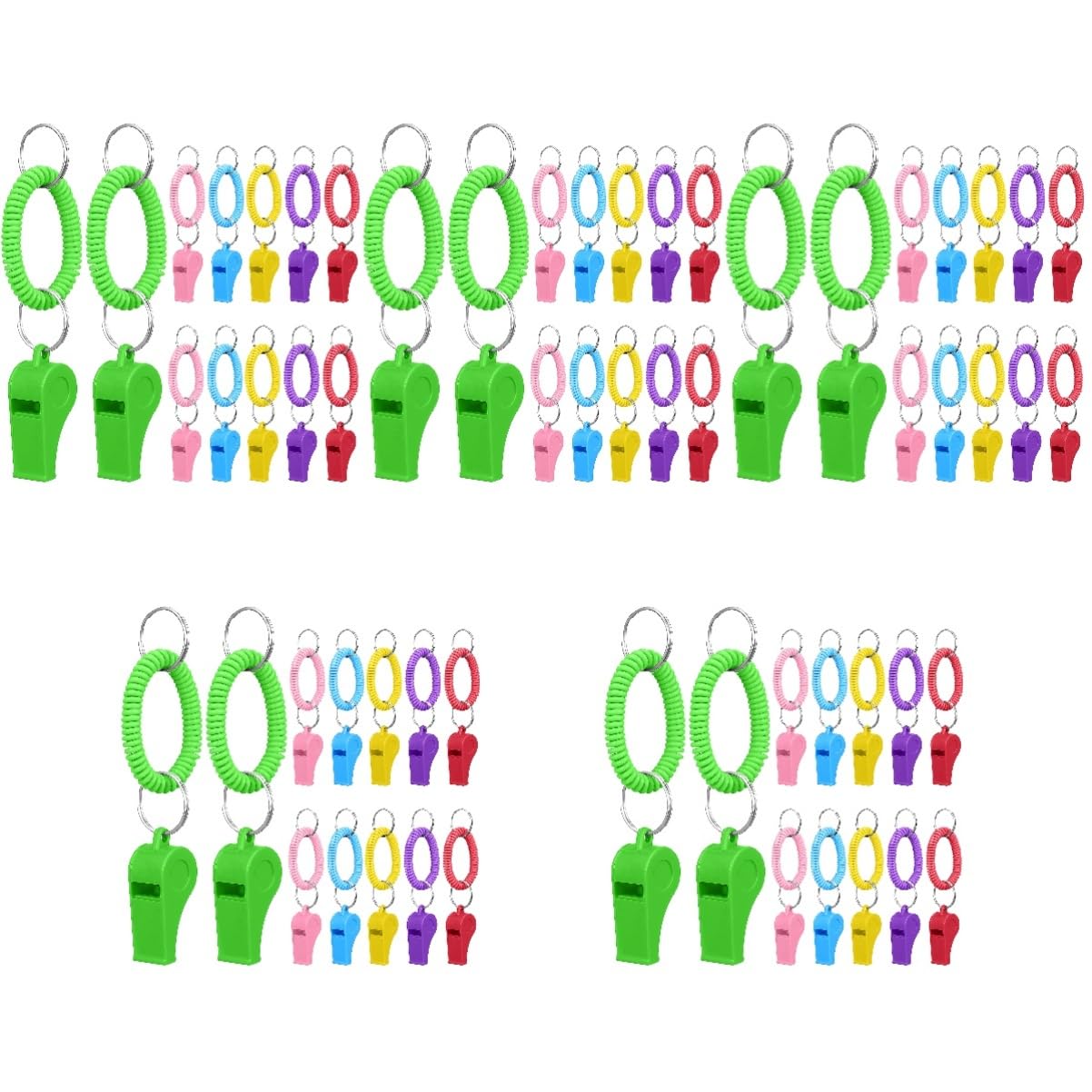 SUPVOX Sifflet en Plastique Sifflet De Sport Sifflet Portable Sifflet Coulissant Sifflet Extérieur Pet Coup De Sifflet pour Les Entraîneurs Pendentif Sifflet