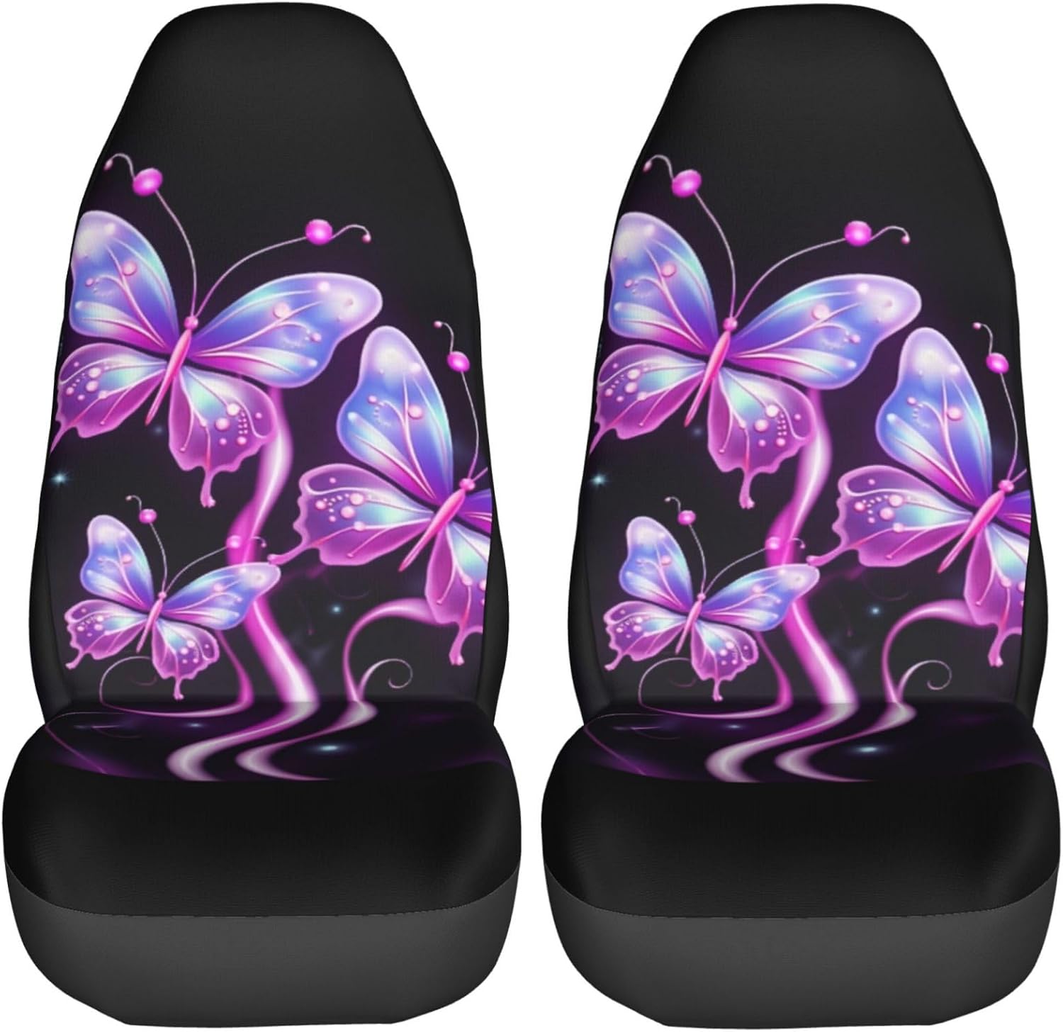 Dujiea Sea Animals Shark Car Front Seat Covers 2 Pcs Universal Auto Seat Covers Front Seats Only, Vehicle Bucket Seat Protectors Fit for Most Car SUV Sedan and Truck