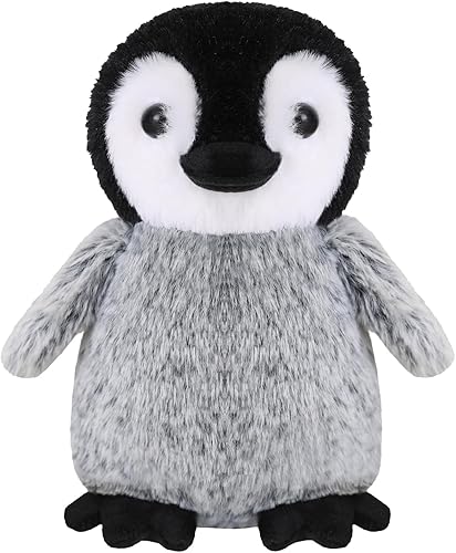 Juguete de peluche de pingüino de 8 pulgadas, juguete de peluche de pingüino bebé, juguete de regalo para niños y adultos, pingüino de peluche suave