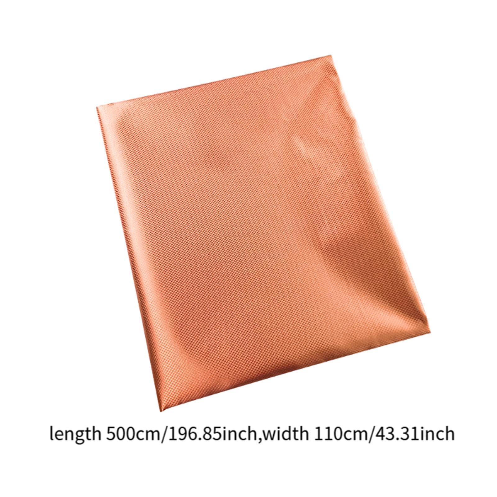 Tejido de Protección, Tejido Protector para Uso Doméstico, Protección contra La Radiación, Tejido de Protección Electromagnética Flexible, 500 Cm, Individual