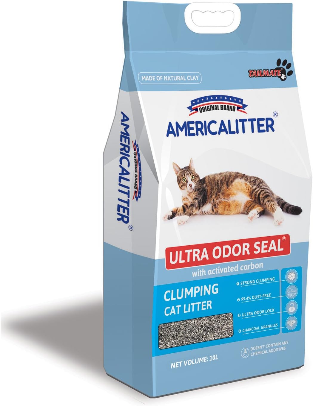 Cat Litter Clumping Odor Control Baby Powder 10L/7kg