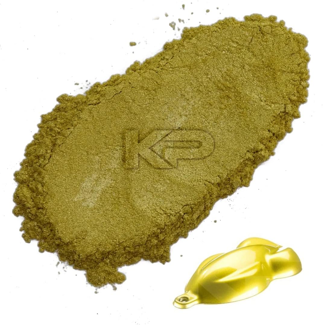 KP Pigments Canary Yellow OEM+ Pearlescent 100% Pure Fine Mica Powder - Naturally Pigmented Multipurpose DIY Arts and Crafts, Dye, Soap Making, Cosmetics, Epoxy Resin, Paint, and More! 1 Kg