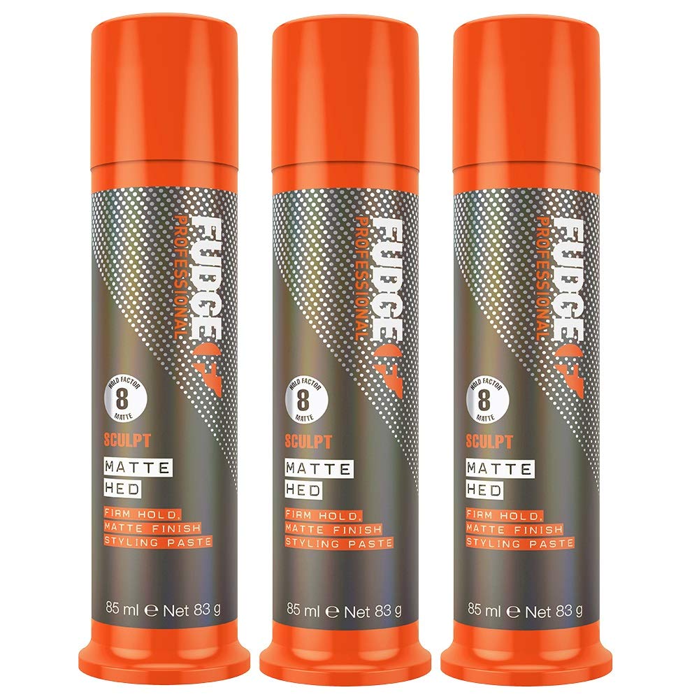 3-pak Matte Hed Firm Hold Fudge Professional Texture Pasta 85 ml
