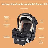 Vista 15 de Sistema de viaje Baby Trend Tango PRO con asiento de auto para bebé Secure-Lift, color Dash Tan