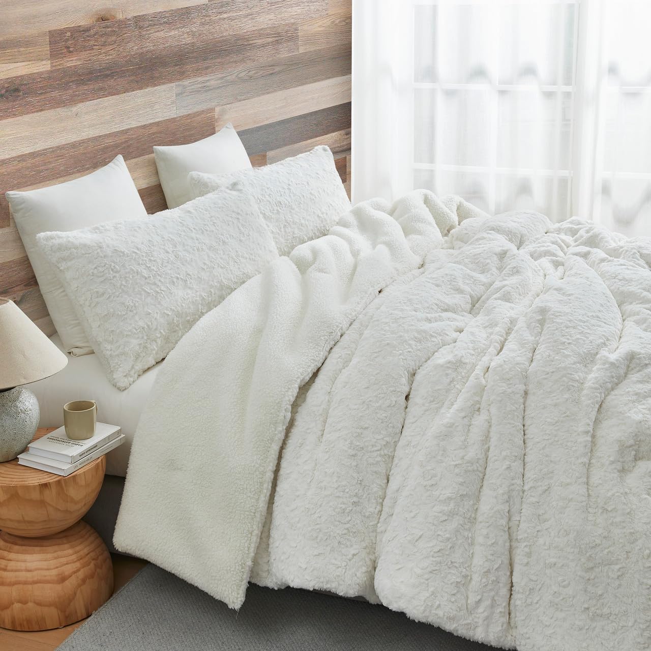 Byourbed Serene Dream - Coma Inducer® Oversized Queen Duvet Cover Set - Cream Natural