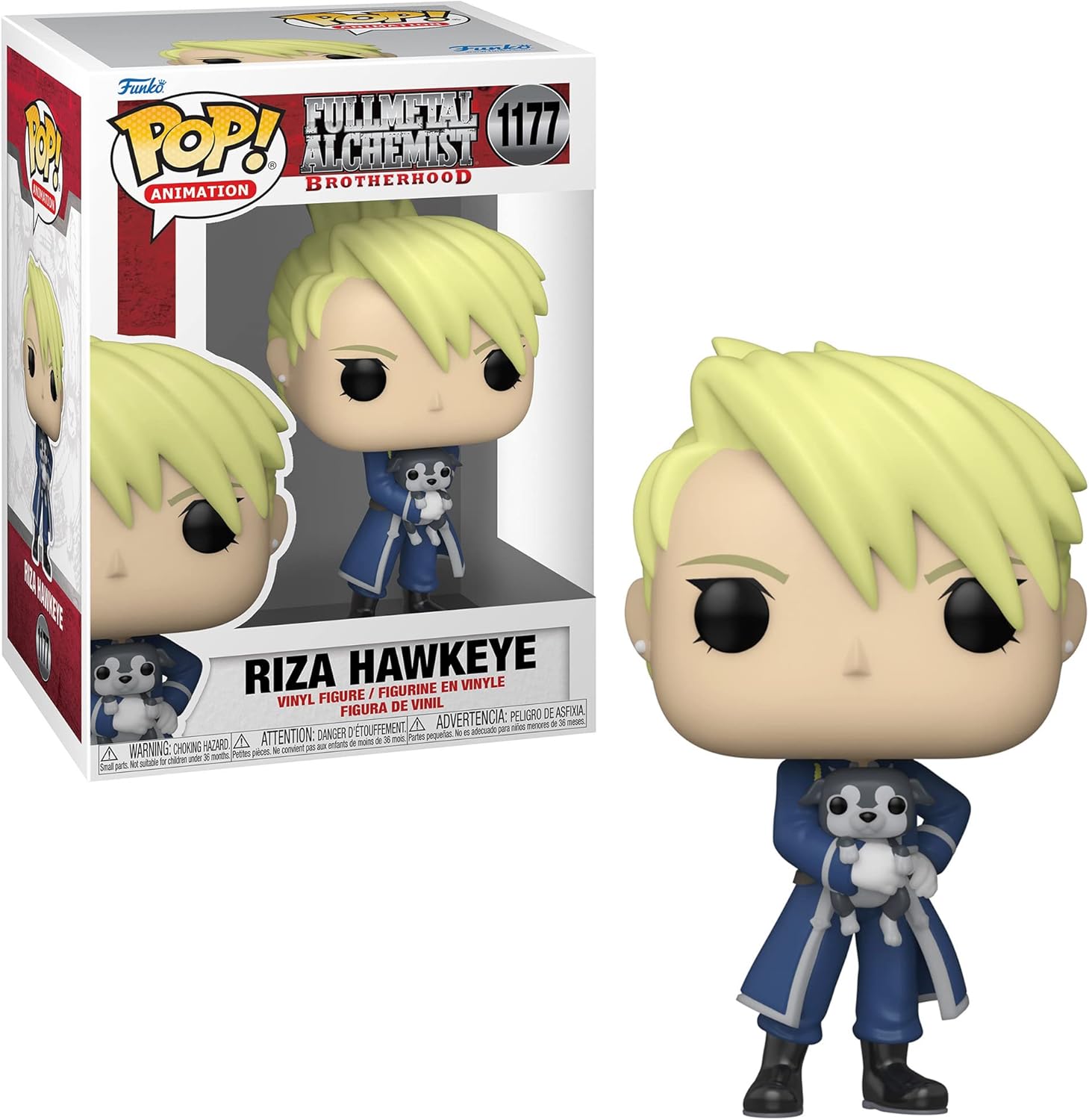 Funko POP! Animation: Full Metal Alchemist- Scar Olivier A w/Sword Riza Hawkeye Edward Elric w/Energy (Chase)