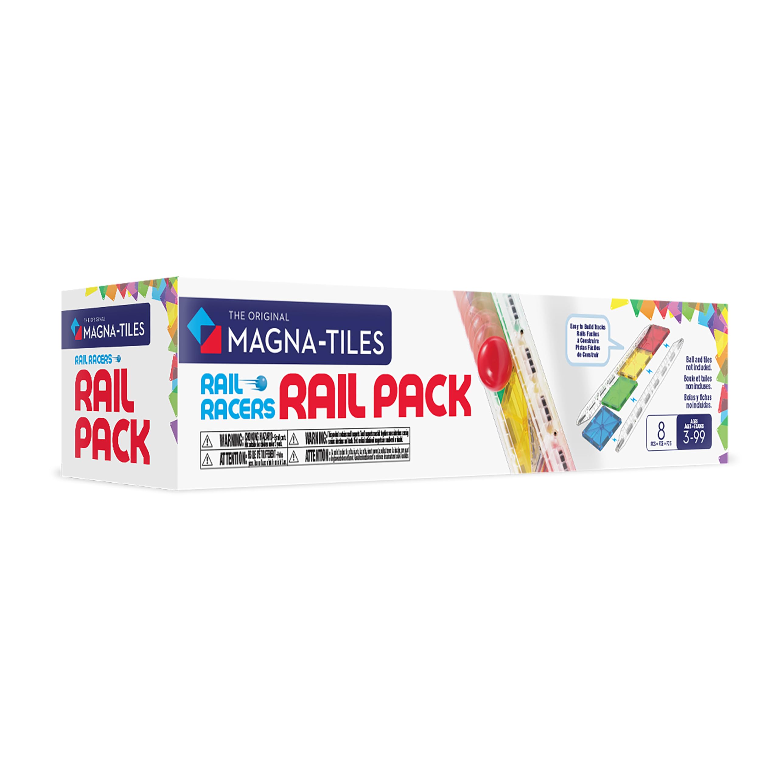 PRIDE LINES ドナルドダック レールカー レールセット付き Amazon.com: MAGNA-TILES Rail Racers Rail Pack 8-Piece Magnetic