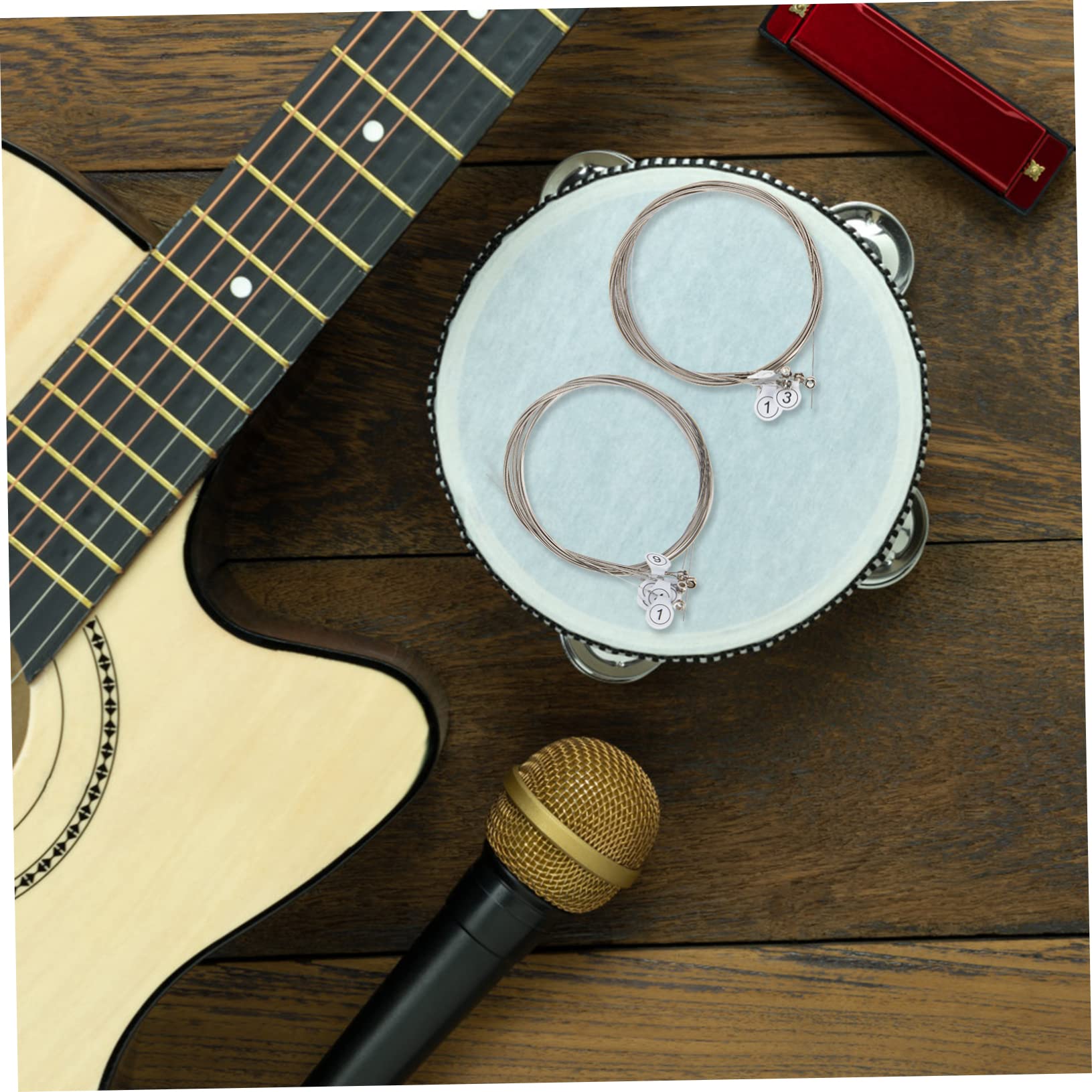 ibasenice 8juegos Cuerdas Eléctricas Para Guitarra Accesorios Prácticos De Reemplazo Para Guitarras Acústicas y Eléctricas