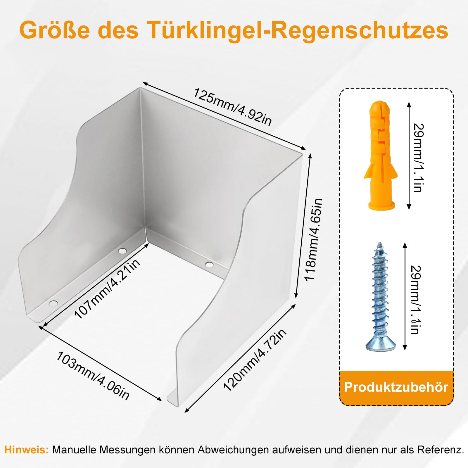 Couvercle étanche en acier inoxydable efficace pour la protection des interrupteurs et prises extérieures (125 mm)