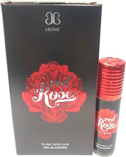 Arome Red Rose Attar Perfume For Men Women I Non Alcoholic Roll On Attar I Usable For Gift I Pocket Scent Price In India