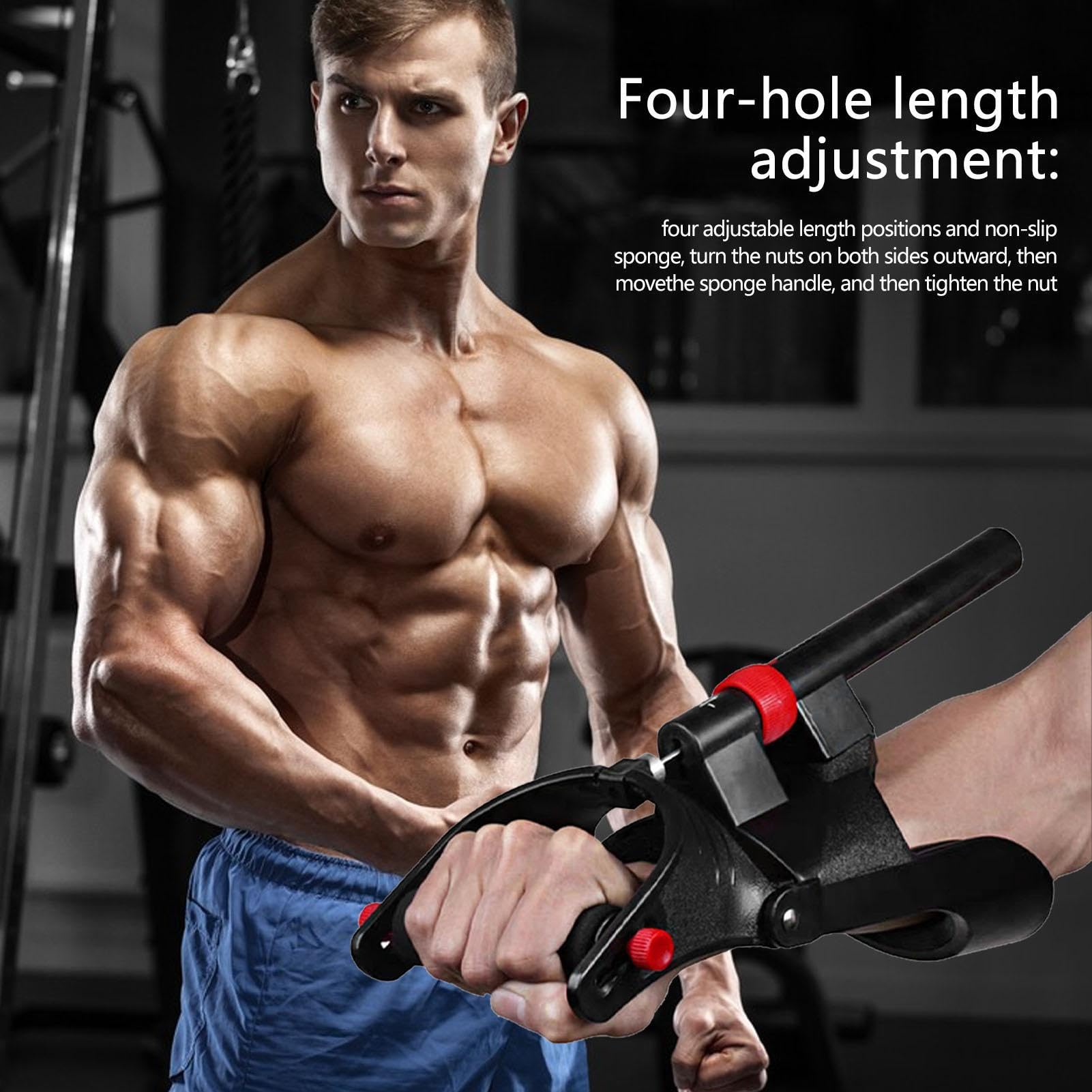 Poignée de Force Renforçateur Poignée de Force de Préhension Réglable pour | Renforceur d'Entraînement de Main pour -bras Pour Musculation des Bras, Poignets et Doigts, pour Gym, Bure
