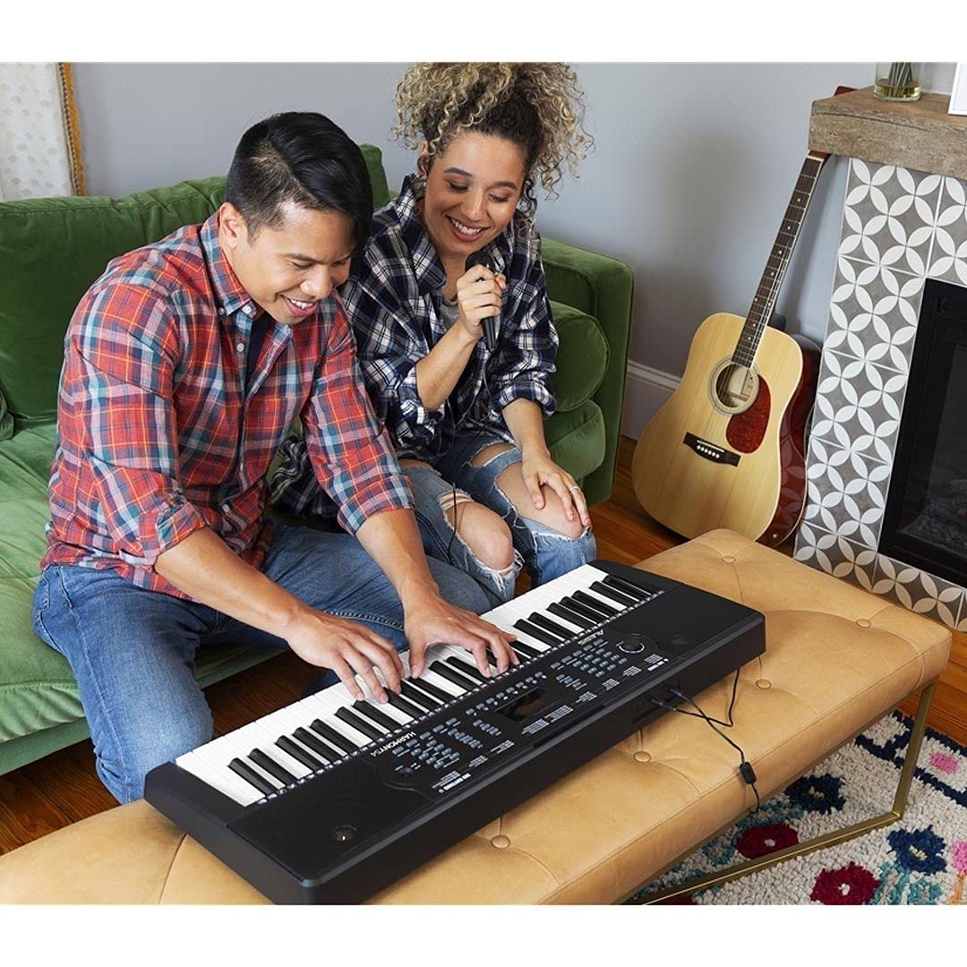 MusicalStore2005 Kit Tastiera 54 Tasti per Alesis Harmony 54 MKII, Inclusi Borsa Imbottita, Leggio e Microfono - Ideale per Bambini e Studenti