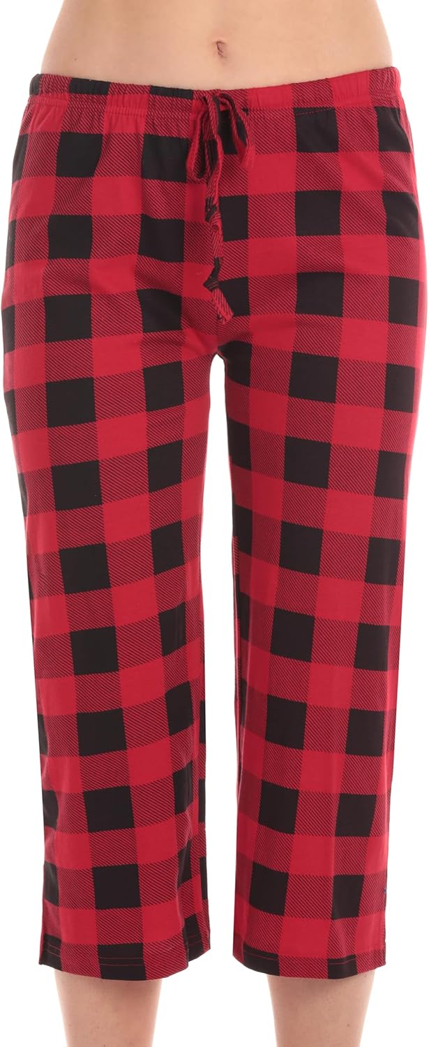 Just Love 100% Cotton Women Pajama Capri Pants Sleepwear