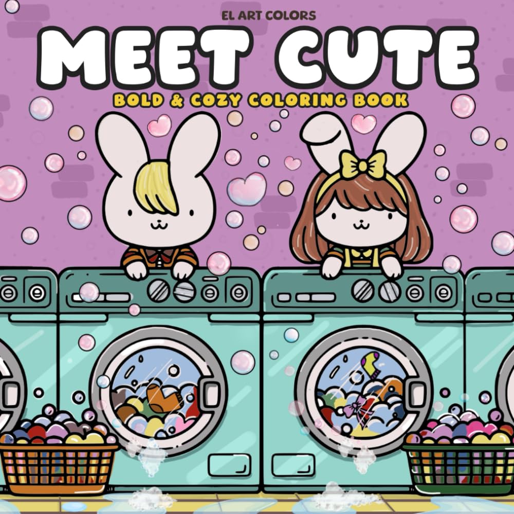 Meet Cute: Bold & Cozy Coloring Book