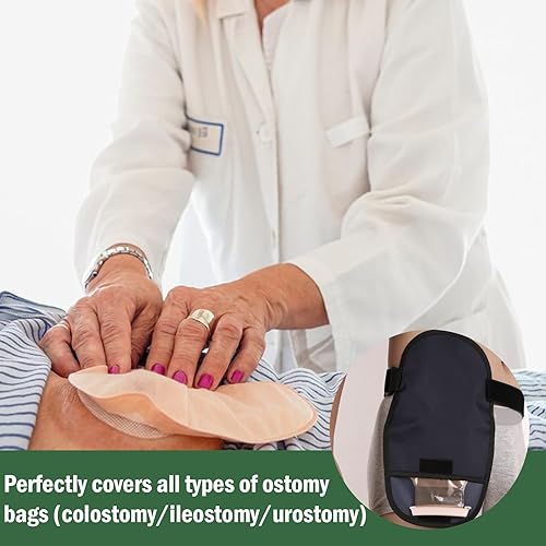Miniatura 4 de Impermeable Colostomía Bolsa Cubierta Cinturón Ostomía Bolsa Cubre Protector Estoma Ajustable Urostomía Bolsa Suministros