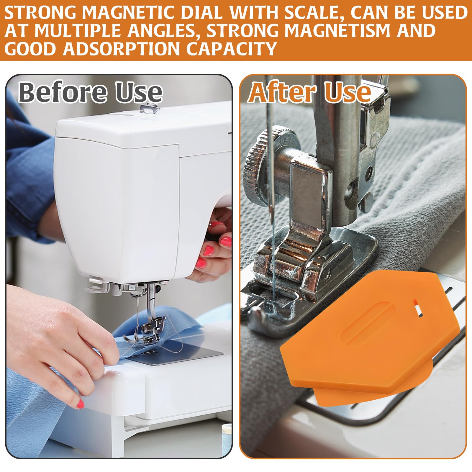 Guide De Couture Magnétique - Accessoire Machine à Coudre Polygonal
