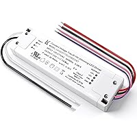 Vista 12 de Controlador LED regulable de 12 V 100 W, 5 en 1 Triac/ELV/MLV/0-10V/1-10V/PWM/V-R, fuente de alimentación de CA a CC, transformador LED impermeable