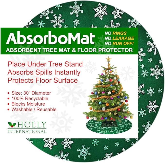 Holly International Waterproof Christmas Tree Mat & Floor Protector