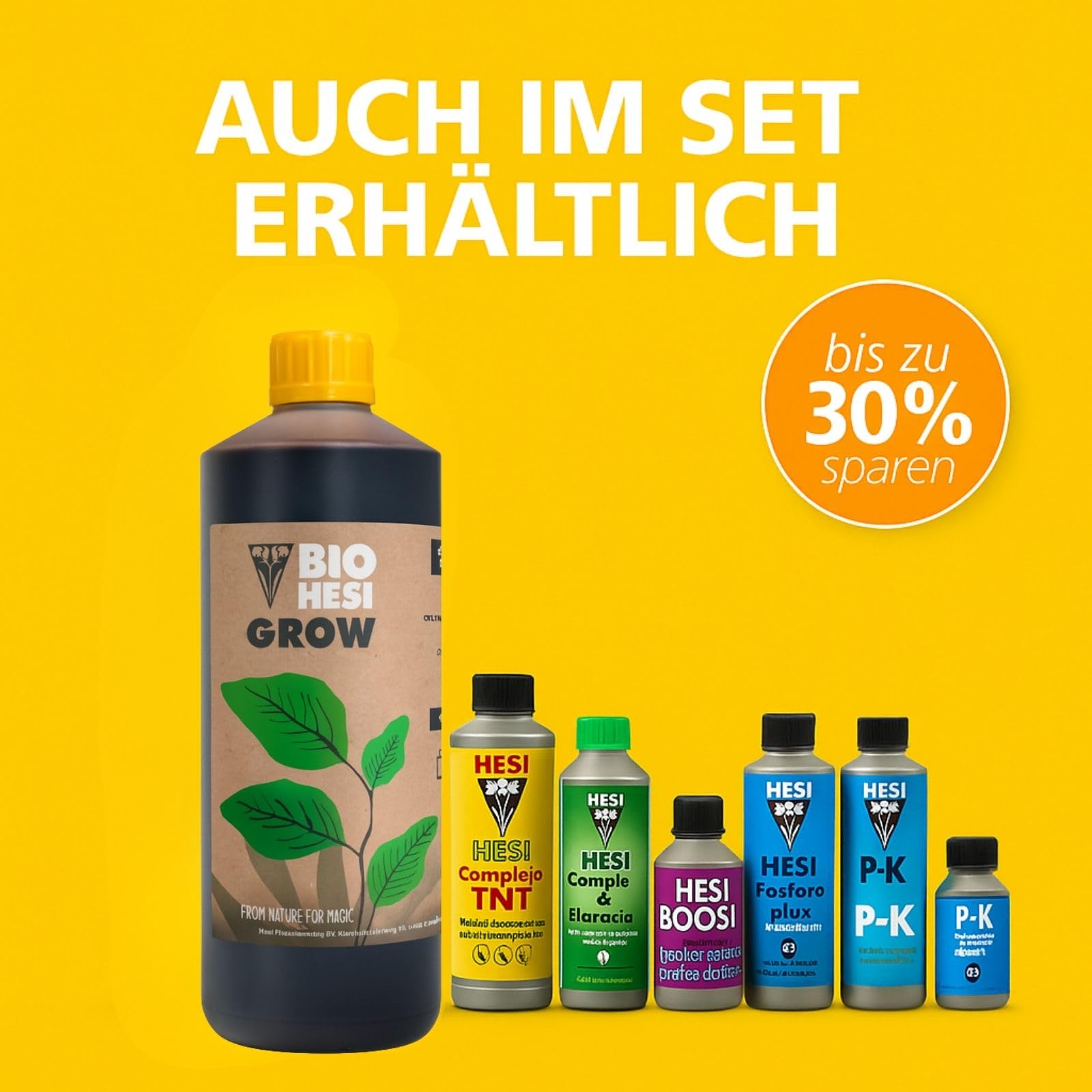 Weedness Hesi Bio Grow 5 Liter Wachstumsphase - Grow Dünger Naturdünger Zimmerpflanzen Flüssig Organischer