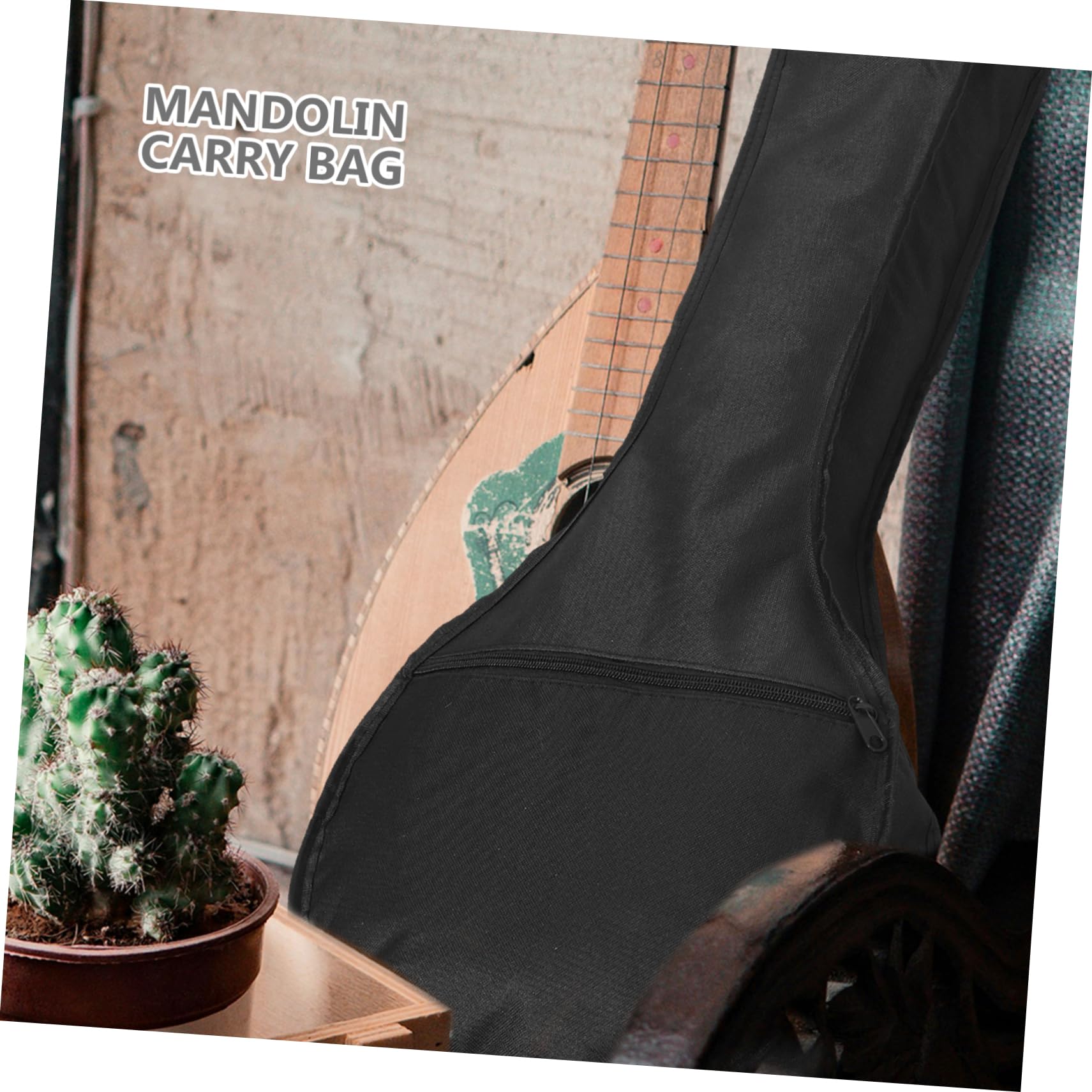 ULDIGI Mandolin Storage Bag Multi-purpose Padded Gig Bag Lightweight Shockproof Backpack for Musical Instrument